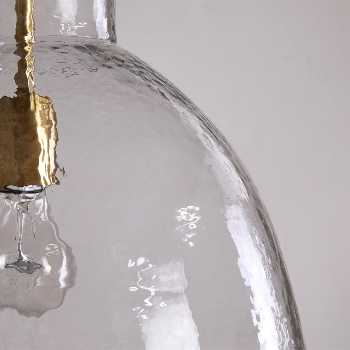 Inayah Recycled Glass Pendant Light - Clear