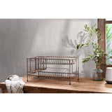 Inkollu Two Tier Wire Dish Rack - Aged Brass