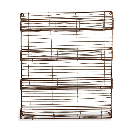Inkollu Four Shelf Wire Spice Rack - Aged Brass
