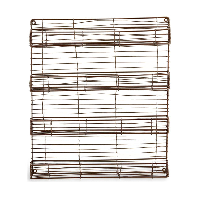 Torvessa Four Shelf Wire Spice Rack - Aged Brass