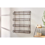 Torvessa Four Shelf Wire Spice Rack - Aged Brass