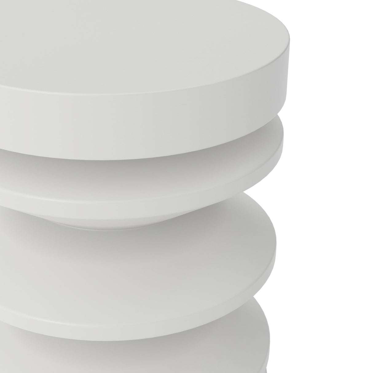 Iris Side Table - White