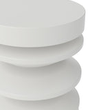 Iris Side Table - White