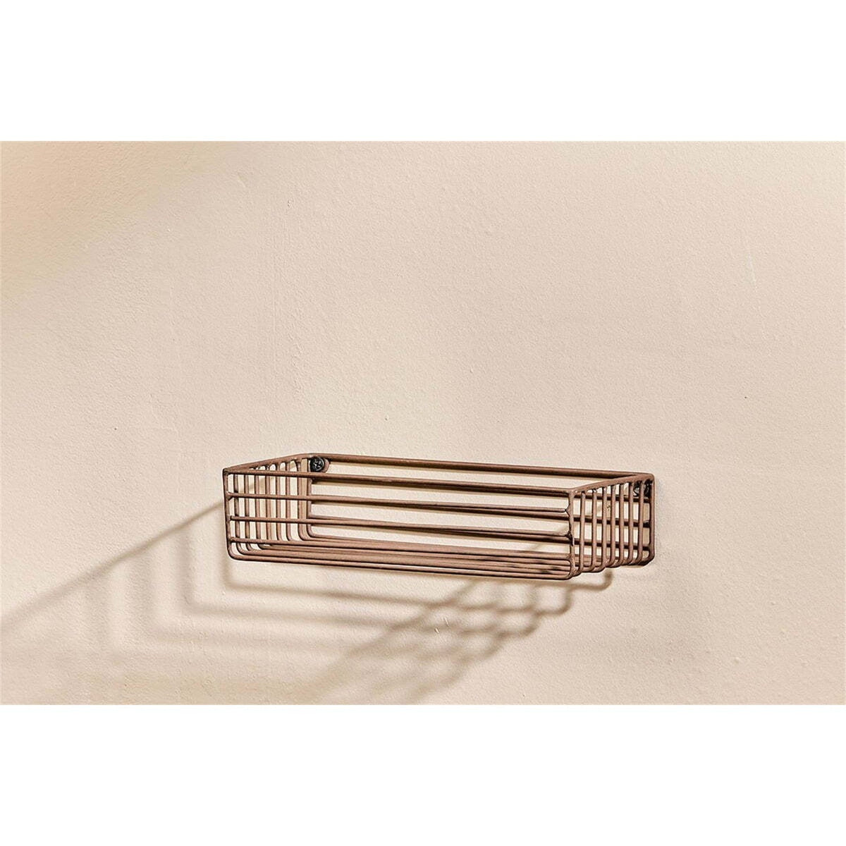 Indore Wire Wall Shelf - Aged Brass