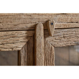 Ibo Reclaimed Wood & Glass Sideboard - Natural