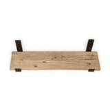 Ibo Small Reclaimed Wood Wall Shelf - Natural