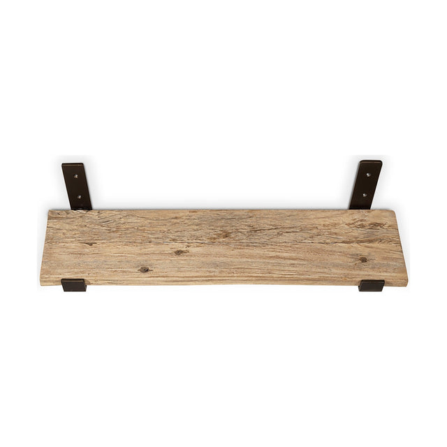 Ibo Small Reclaimed Wood Wall Shelf - Natural