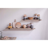 Ibo Small Reclaimed Wood Wall Shelf - Natural
