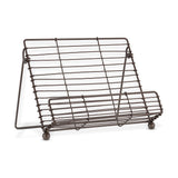 Inkollu Wire Cookbook Stand - Aged Brass