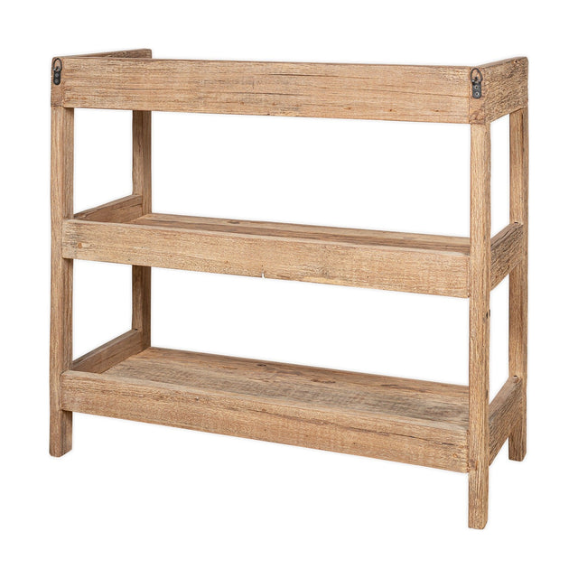Ibo Reclaimed Wood Pantry Shelving Unit - Natural