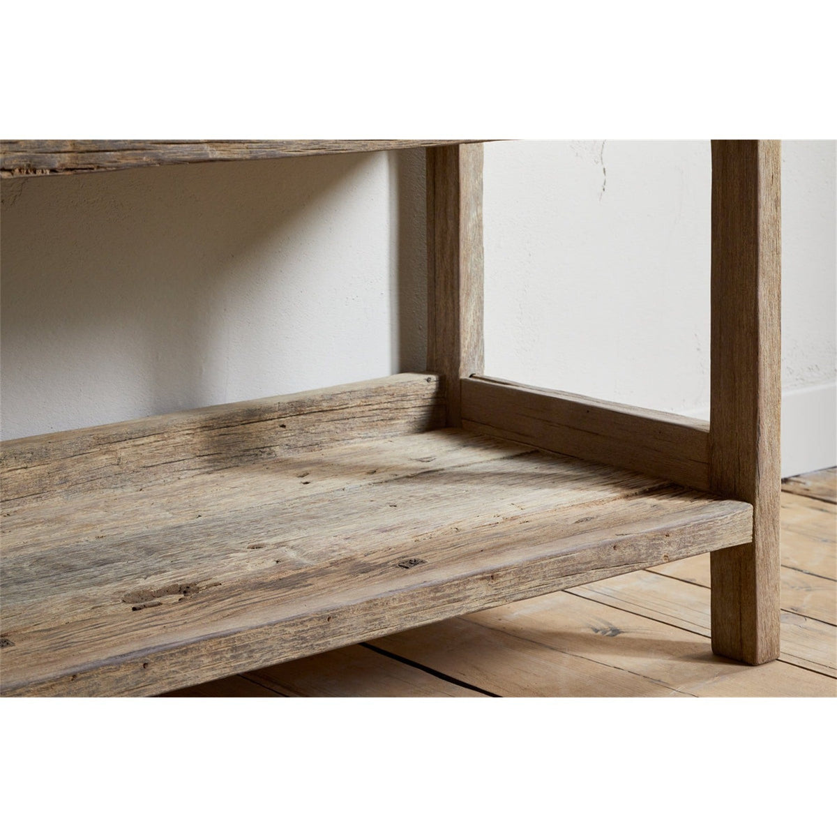 Ibo Reclaimed Wood Pantry Shelving Unit - Natural