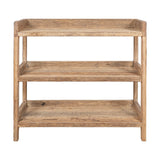 Ibo Reclaimed Wood Pantry Shelving Unit - Natural