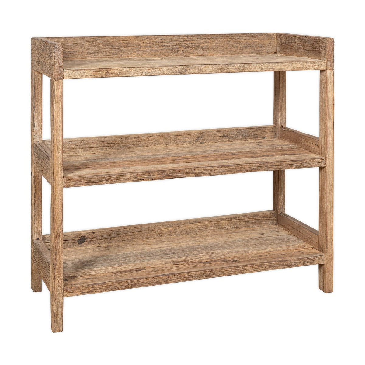 Ibo Reclaimed Wood Pantry Shelving Unit - Natural