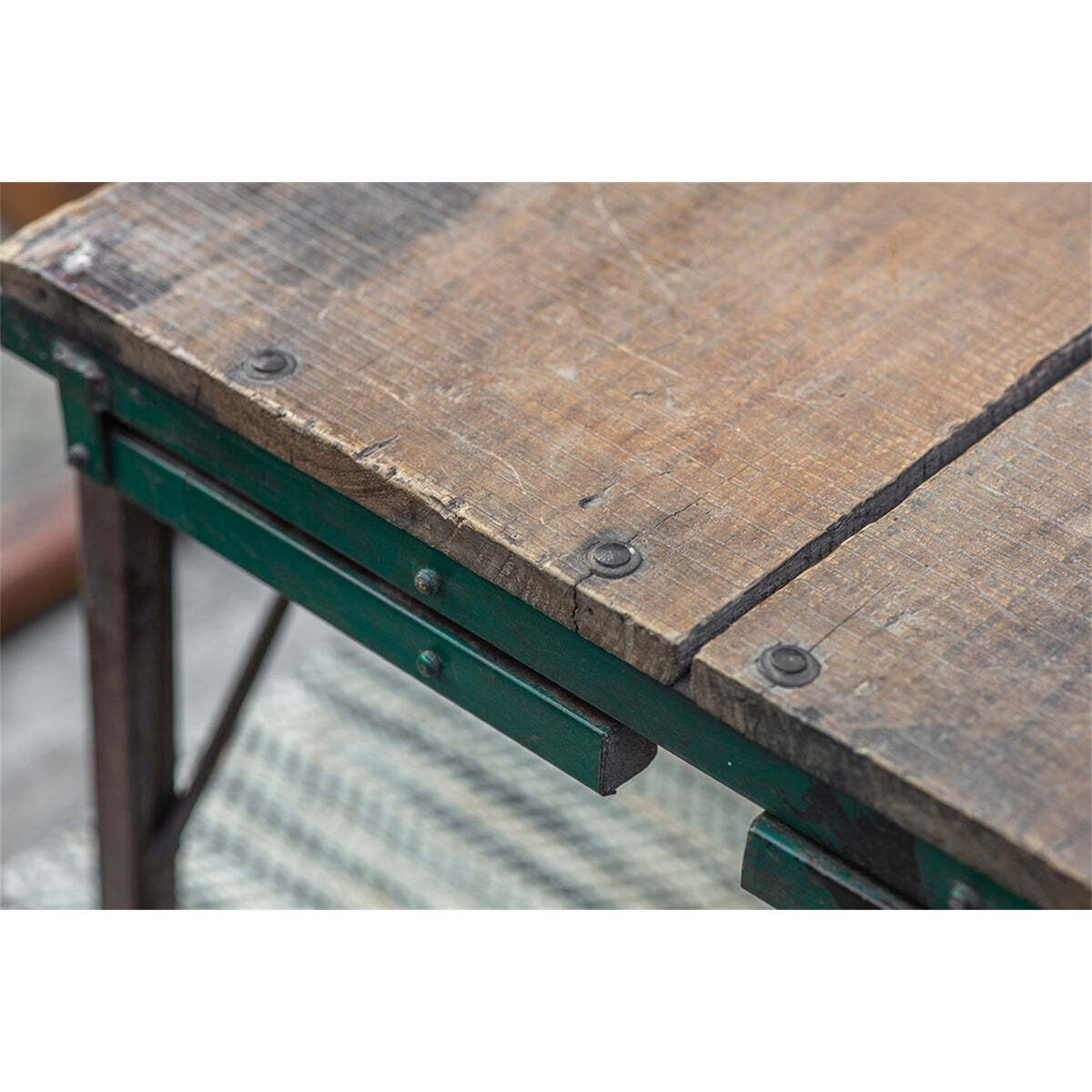 Ishan Folding Reclaimed Wood Dining & Coffee Table