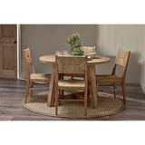 Indali Small Round Mango Wood Dining Table - Natural