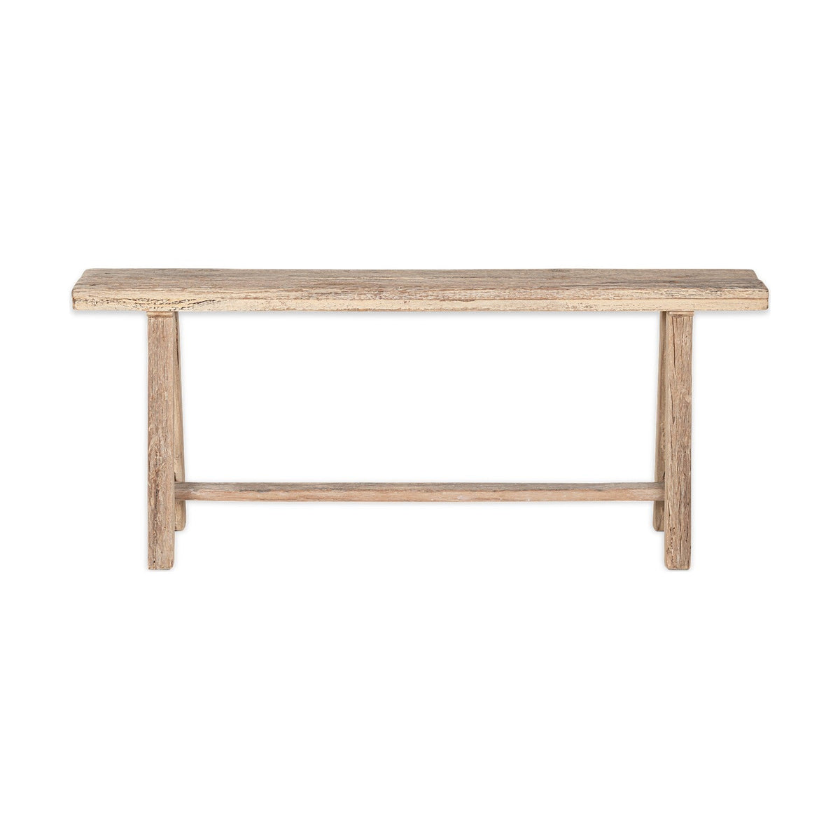 Ibo Reclaimed Wood Long Bench - Natural