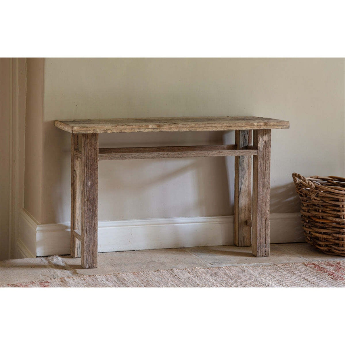 Ibo Reclaimed Wood Console Table - Natural