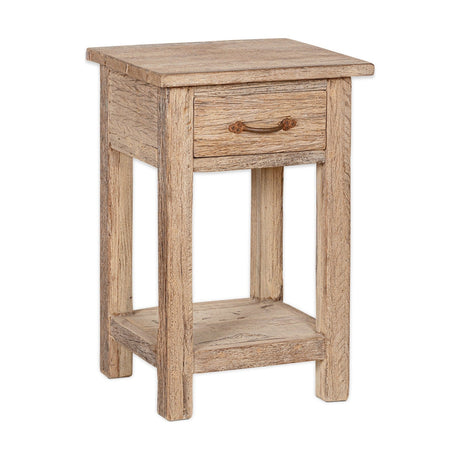 Ibo Reclaimed Wood Bedside Table - Natural