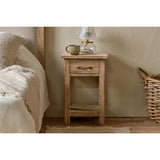 Ibo Reclaimed Wood Bedside Table - Natural