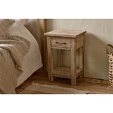 Ibo Reclaimed Wood Bedside Table - Natural