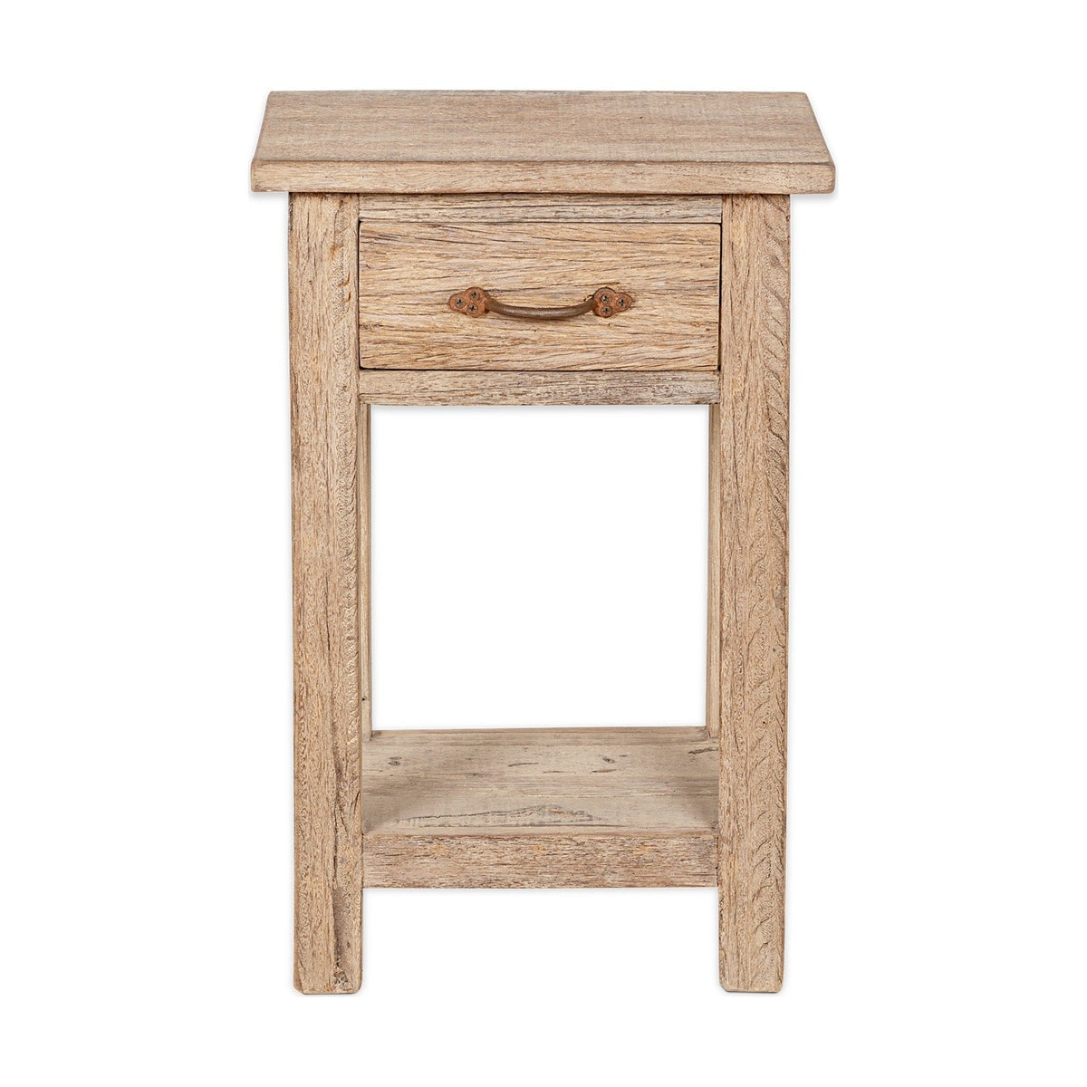 Ibo Reclaimed Wood Bedside Table - Natural