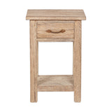 Ibo Reclaimed Wood Bedside Table - Natural