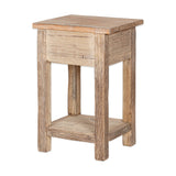 Ibo Reclaimed Wood Bedside Table - Natural