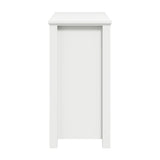 Ives Chest of Drawers - White with Antique Brass