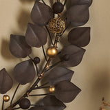 Ishana Christmas Wreath - Antique Brass