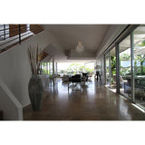 Inina 4 Light Crystal Semi-Flush Ceiling Light - French Gold