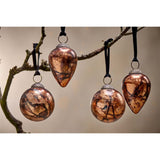 Jalshara Glass Baubles - Antique Copper - Set of 4