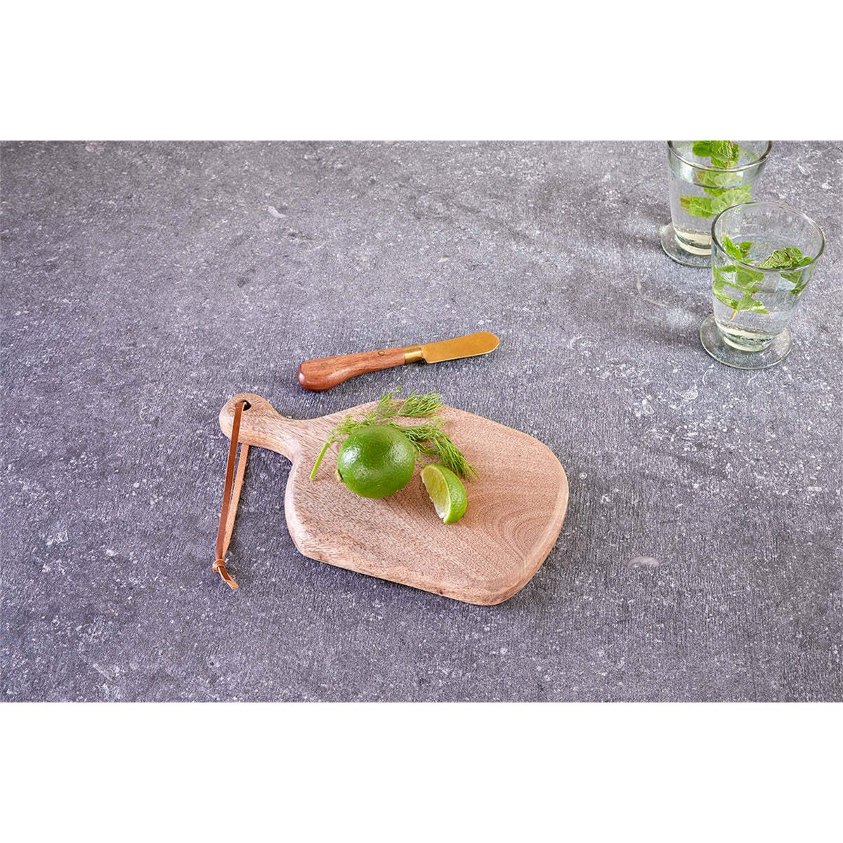 Jabari Small Mango Wood Chopping Board - Natural