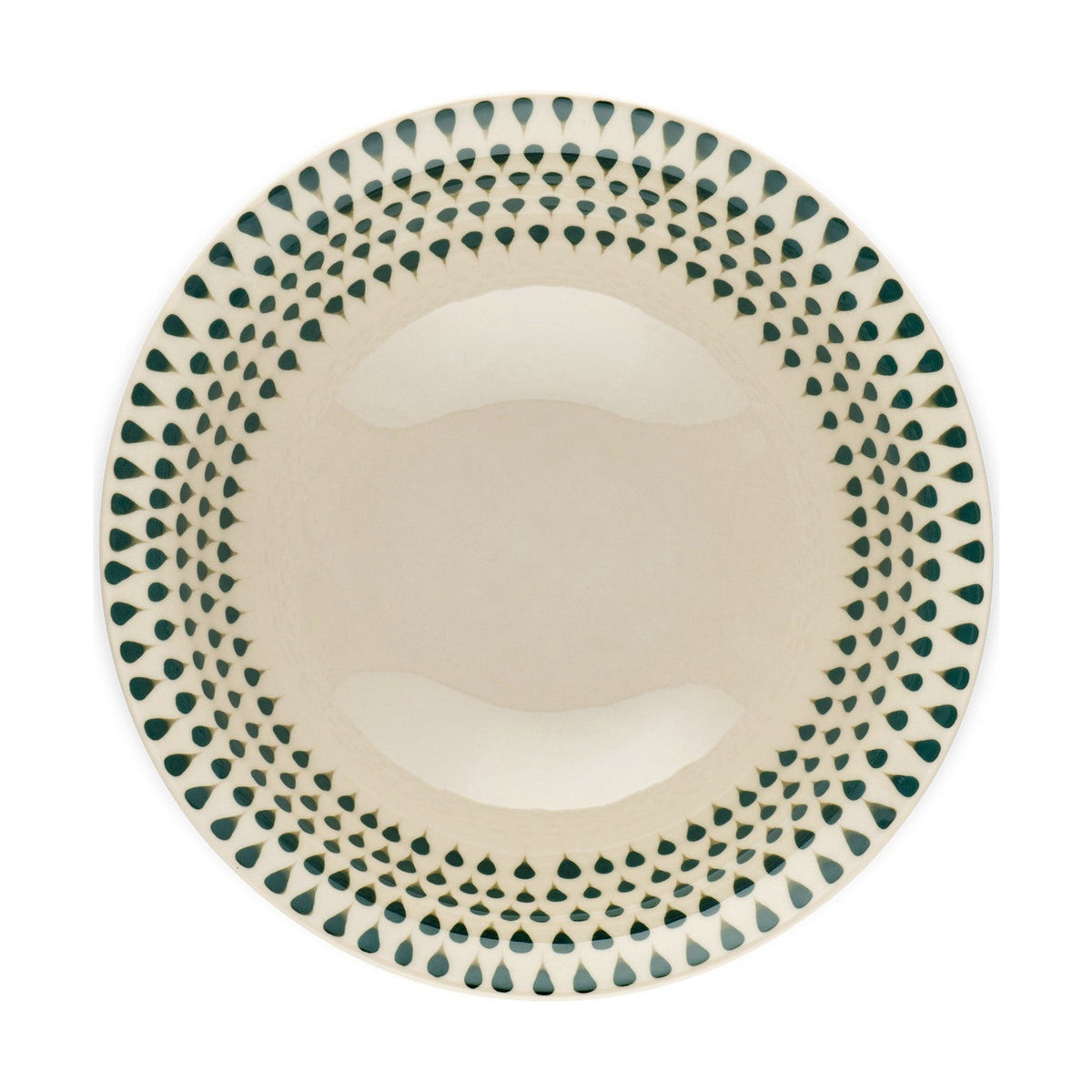 Juniper Drop Cereal Bowl - Cream & Juniper