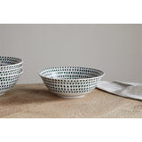 Juniper Drop Cereal Bowl - Cream & Juniper