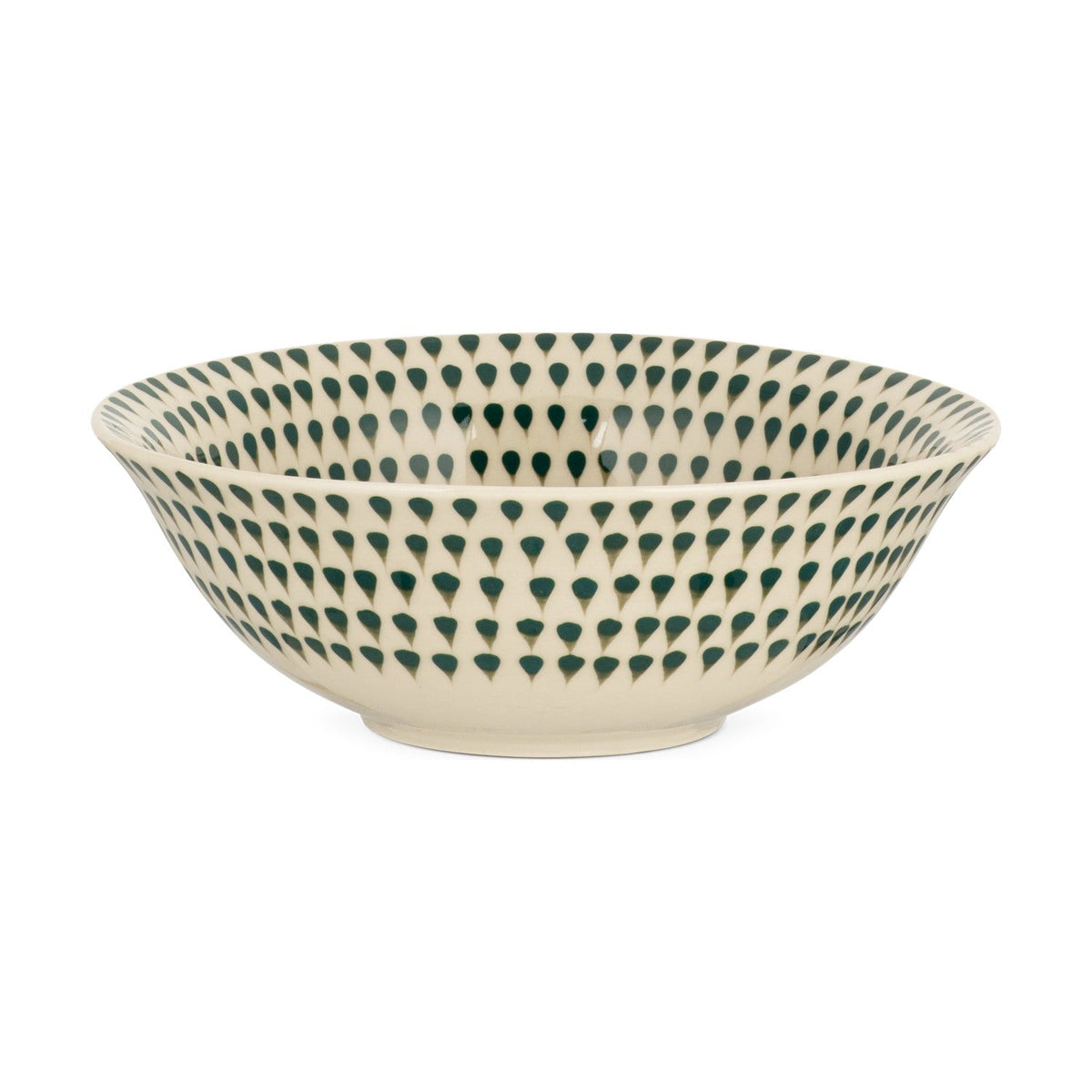 Juniper Drop Cereal Bowl - Cream & Juniper