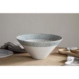 Juniper Drop Large Serving Bowl - Cream & Juniper