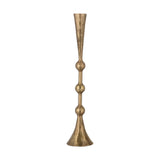 Javanee Large Hammered Candle Holder - Antique Brass