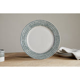 Juniper Drop Dinner Set - Cream & Juniper - 12 Piece
