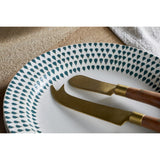 Juniper Drop Dinner Set - Cream & Juniper - 12 Piece