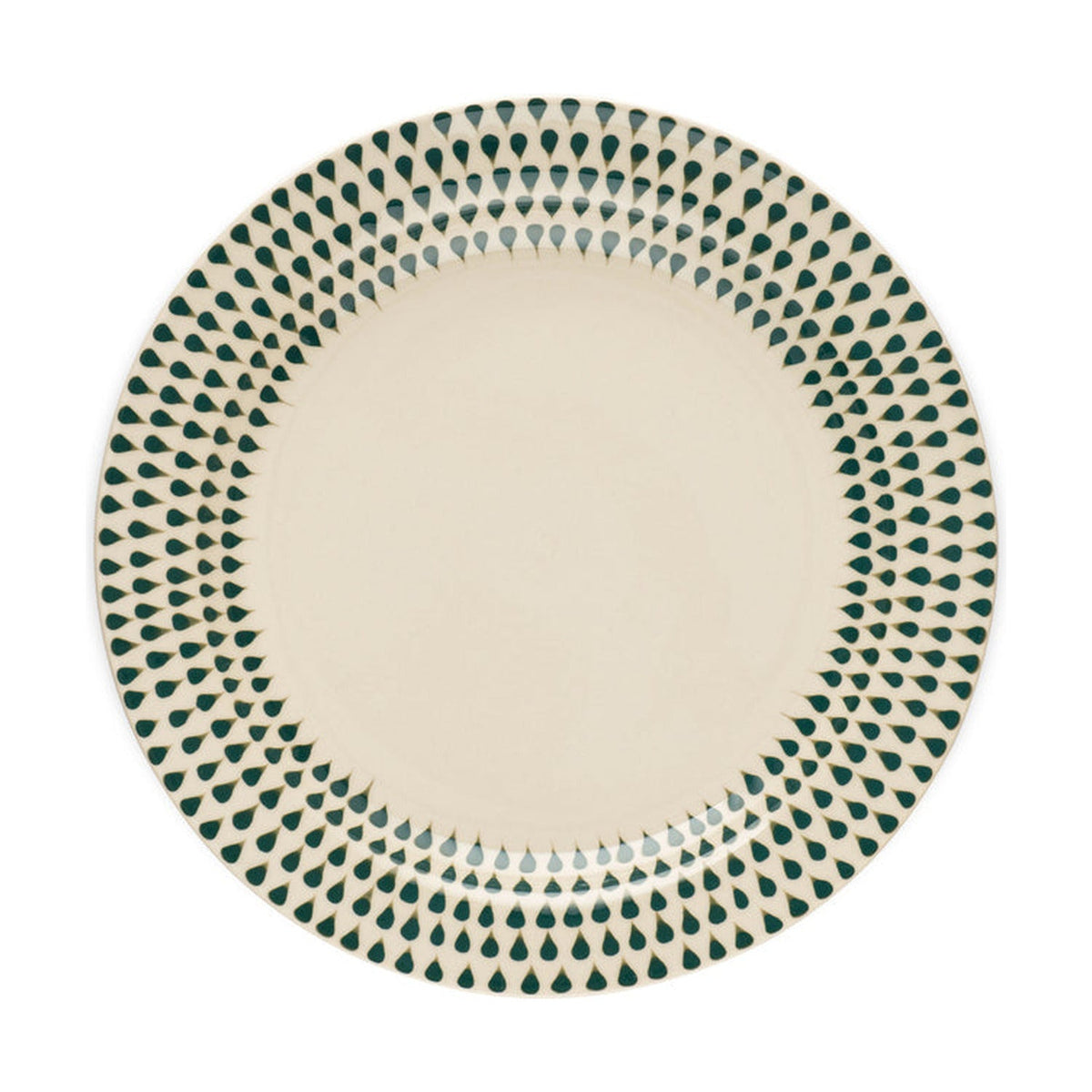 Juniper Drop Dinner Set - Cream & Juniper - 12 Piece