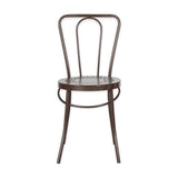 Jeavika Iron Bistro Garden Chair - Dark Brown