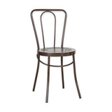 Jeavika Iron Bistro Garden Chair - Dark Brown
