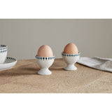 Juniper Drop Egg Cups - Cream & Juniper - Set of 2