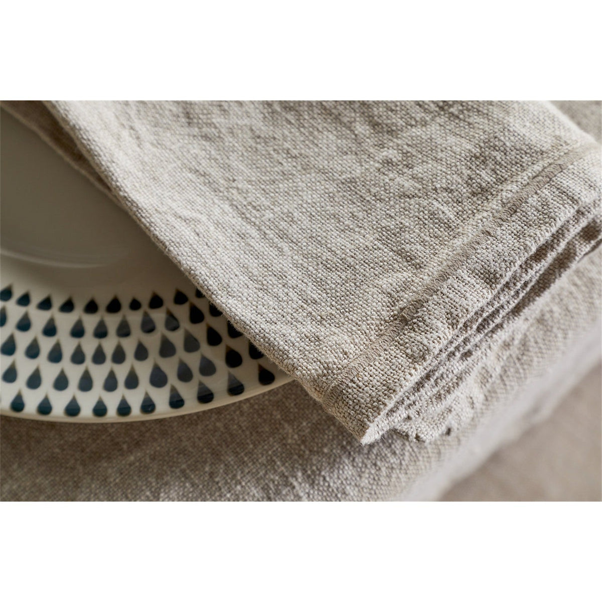Junto Linen Napkins - Natural - Set of 4