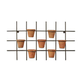 Jara Wall Hanging Planter - Terracotta & Iron