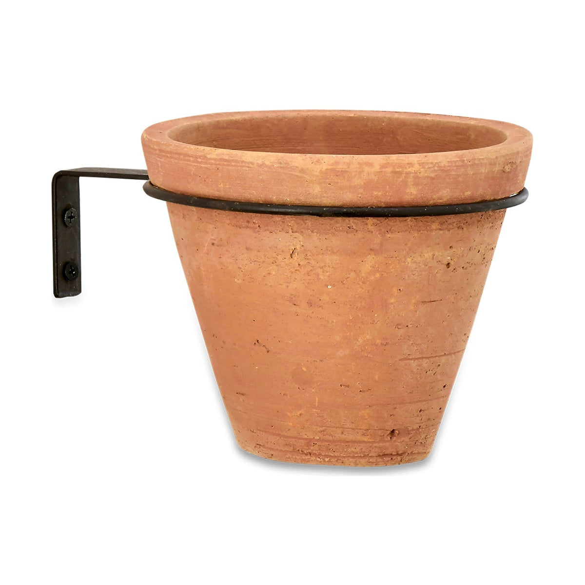 Jara Single Wall Hanging Planter - Terracotta & Rust