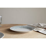 Juniper Drop Ceramic Side Plate - Cream & Juniper