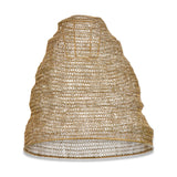 Jatani Small Oval Wire Lampshade - Antique Brass