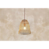 Jatani Small Oval Wire Lampshade - Antique Brass