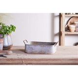 Japos Outdoor Planter Tray - Aged Zinc